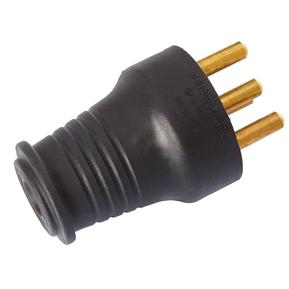 Trifaze Kauçuk Erkek Fiş Priz 16 Amper 230 Volt - 3