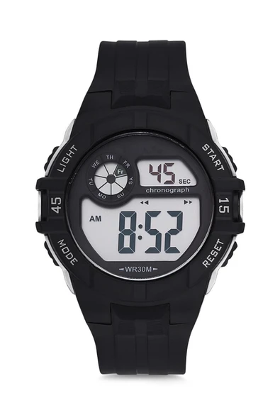 Dijital Büyük Çocuk Kol Saati STC000404 - Krono Alarm Takvim LED