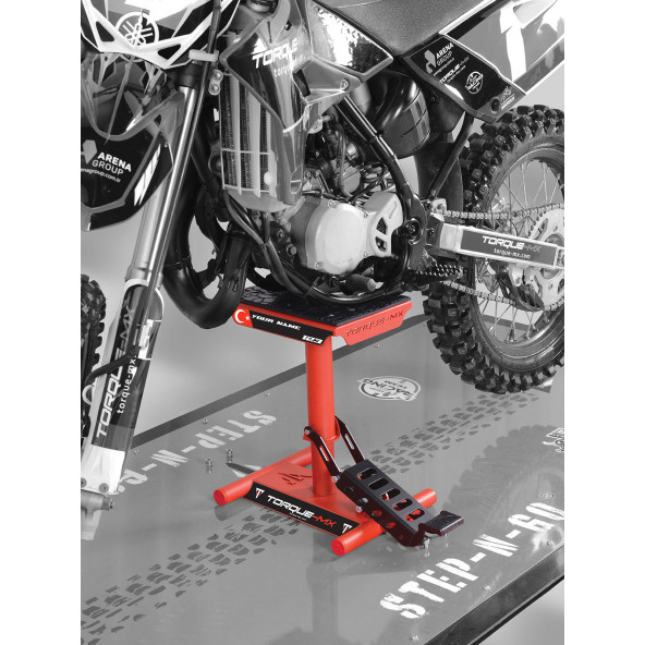 Torque-MX Motosiklet Kaldırma Sehpası HS4 Kırmızı - 1