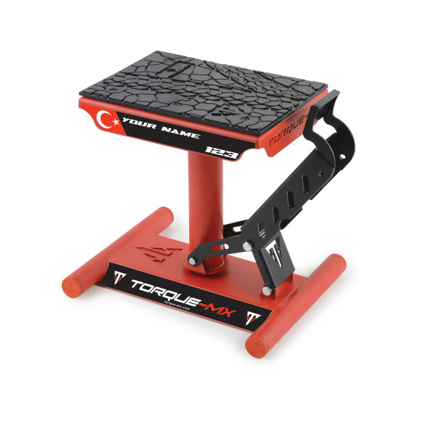 Torque-MX Motosiklet Kaldırma Sehpası HS4 Kırmızı - 2