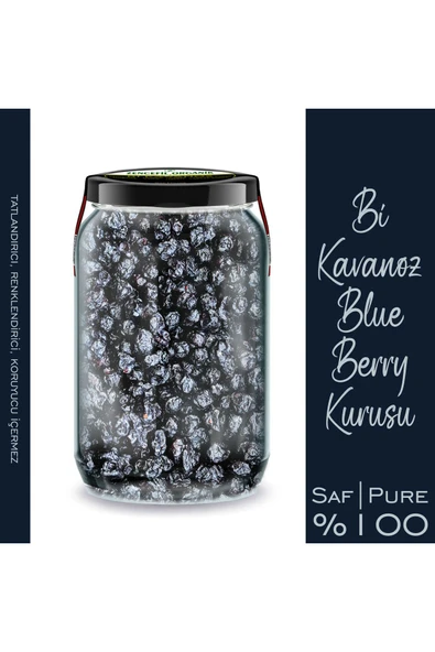 Bi Kavanoz Goji Berry + Bi Kavanoz Blueberry Blue Berry 660 cc'lik 2 Adet Cam Kavanozda Saf Katkısız - 3