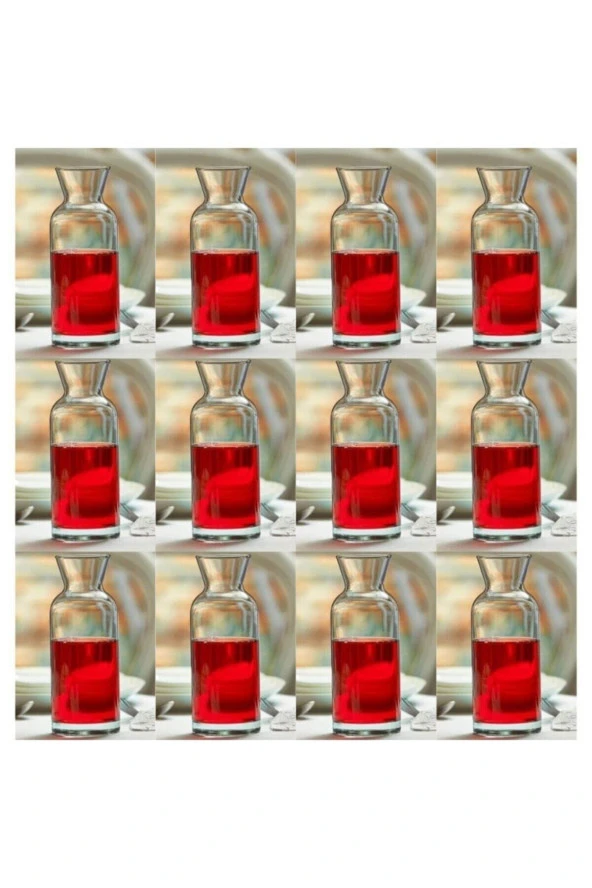 Meşrutab Bardak Mini Karaf Şişe 43818 195 Cc 12 Li