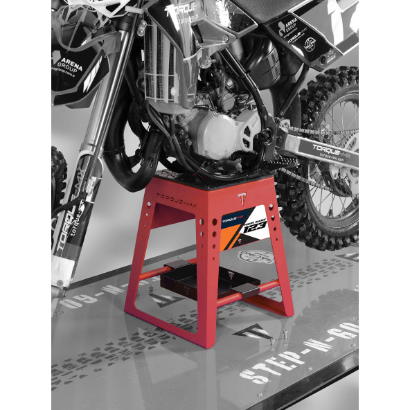 Torque-MX Sabit Motosiklet Sehpası SS1 Kırmızı