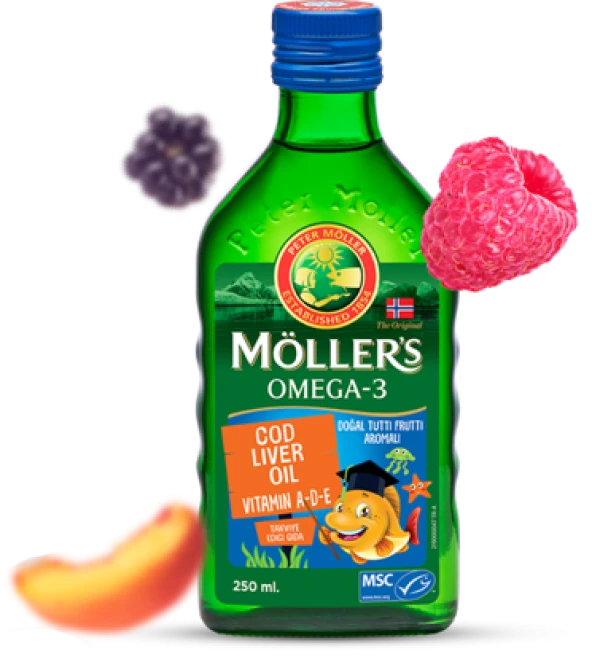 Möller's Omega-3 Balık Yağı Şurubu Tutti Frutti 250 ml