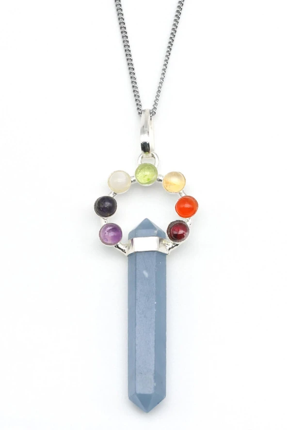 Anjelit - Çakra Doğal Taş Kolye ürün görseli