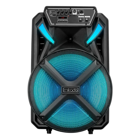 Mikado MD-BT123 30W USB/BT/TF/TWS Kablosuz ve Kafa Mikrofonlu Öğretmen/Toplantı Anfisi