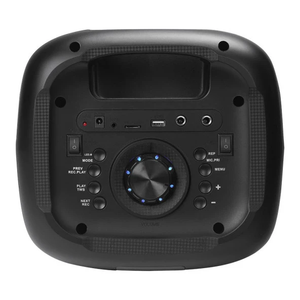 Mikado Md-40Kp 40W Bt Tws Fmli Rgb Işıklı Kablosuz Mikrofonlu Toplantı-Parti Kule Hoparlör - 4