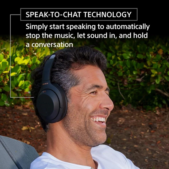 Sony WH-1000XM4 Kulak Üstü Bluetooth Kulaklık Siyah - 5