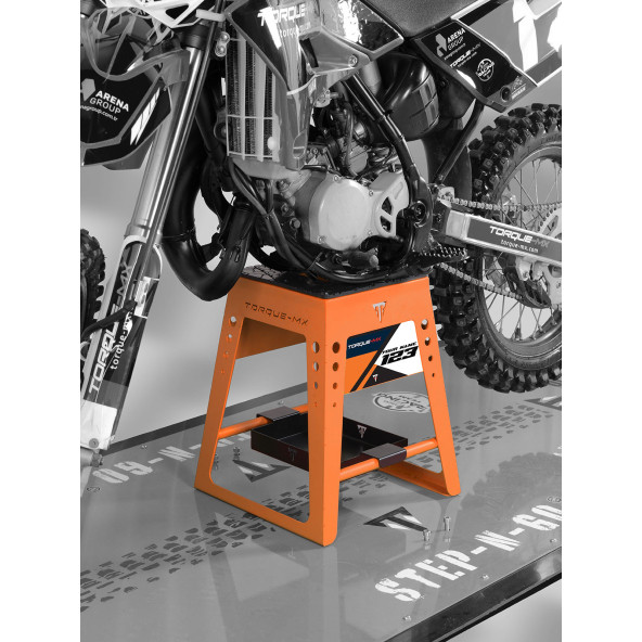 Torque-MX Sabit Motosiklet Sehpası SS1 Turuncu