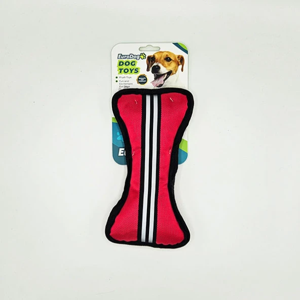 EuroDog Kumaş Kemik Köpek Oyuncağı 22x11 Cm ürün görseli