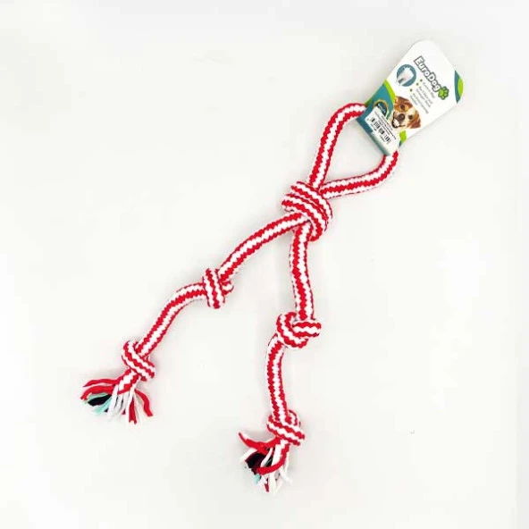 EuroDog Diş İp Hlk.Diş Kaşıma Beş Düğ.Kır.Bey 40cm ürün görseli