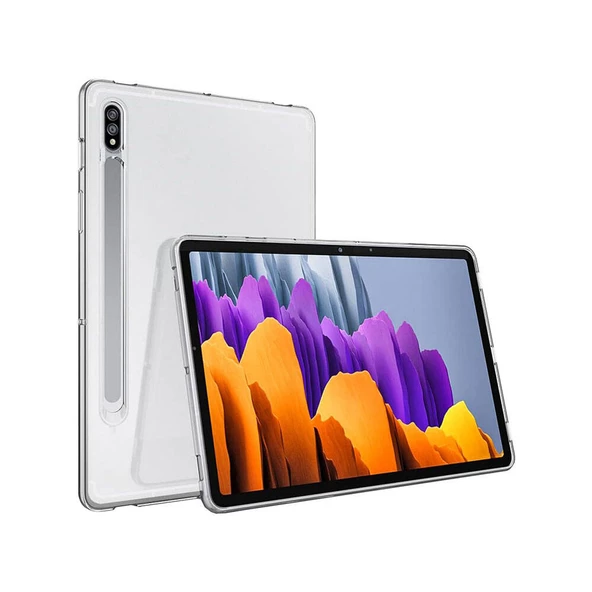 Vendas Samsung Galaxy Tab S8 Kılıf Zore Tablet Süper Silikon Kapak - 9