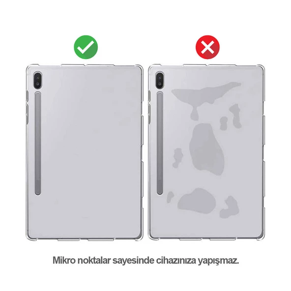 Vendas Samsung Galaxy Tab S8 Kılıf Zore Tablet Süper Silikon Kapak - 11