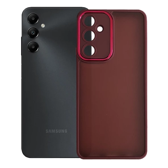 Samsung Galaxy A05s Kılıf Freya Lazer Lens Kamera Çerçeveli Silikon Kapak - 5