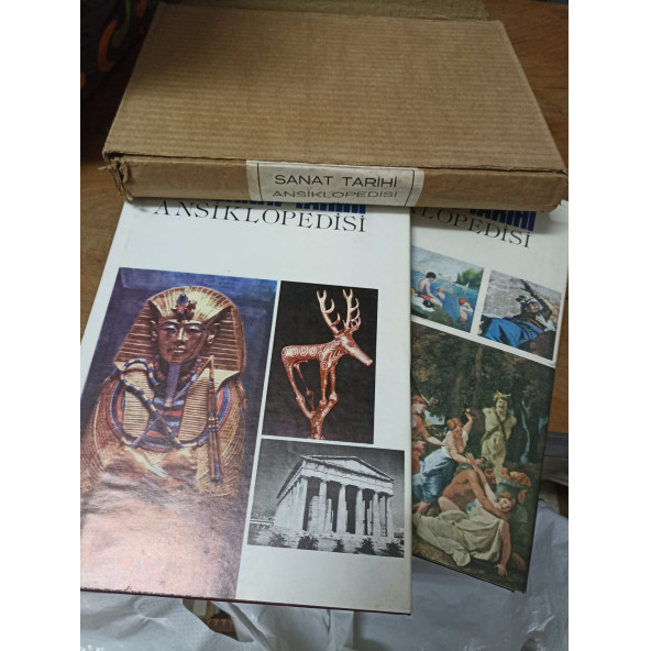 BATEŞ- SANAT TARİHİ ANSİKLOPEDİSİ (2 CİLT TAKIM). Koleksiyonluk Orjinal mahfazasında - 2