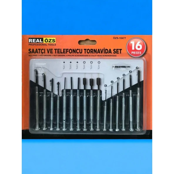 Girist 16 Parça Hassas Saatçi ve Telefoncu Tornavida Seti