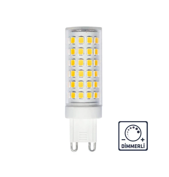 ERD-289 UZUN MISIR ŞEFFAF 7 W 3000K G9 LED AMPUL