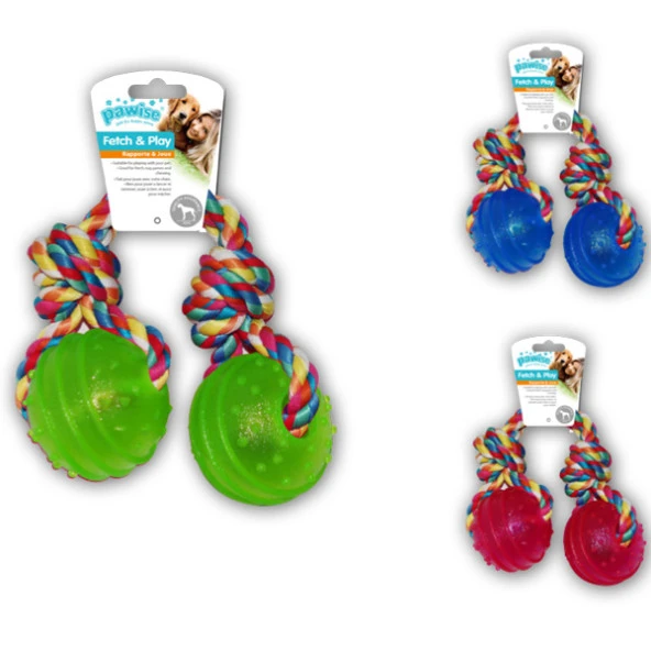 Pawise İki Toplu Diş İpi Köpek Oyuncağı 42 cm ürün görseli