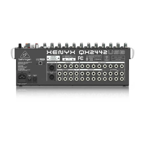 BEHRINGER QX2442USB XENYX Analog Mixer - 3