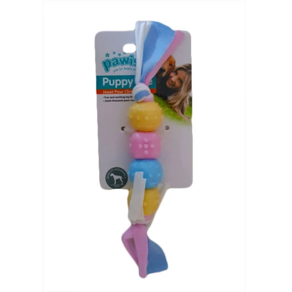 Pawise Puppy Life Diş Çıkarma Oyuncağı İpli Top ürün görseli