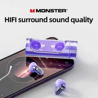 Monster Airmars XKT13 Gaming Bluetooth Kulaklık Mor - Resim 3