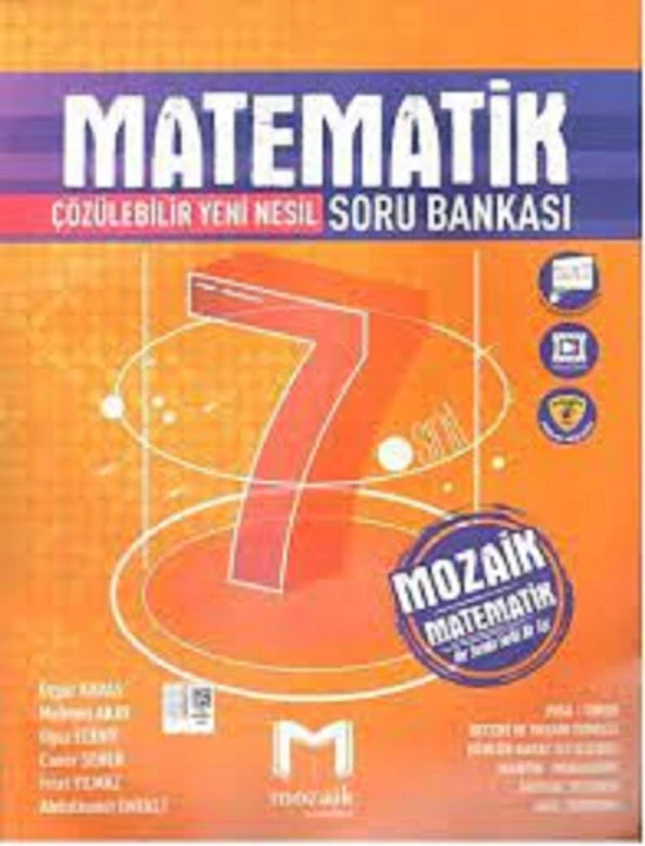 7. Sınıf Matematik Soru Bankası Mozaik Yayınları