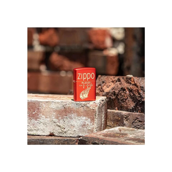 Zippo Çakmak 49586 Retro Design - Resim 3