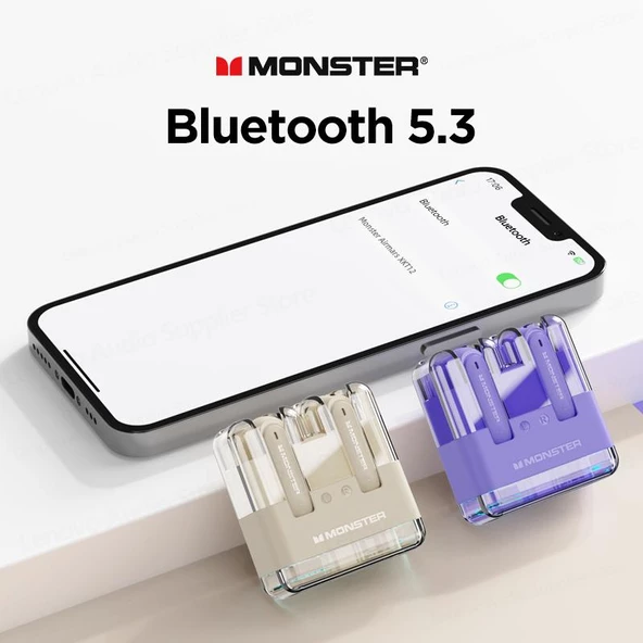 Monster Airmars XKT12 Gaming Bluetooth Kulaklık Mor - 4