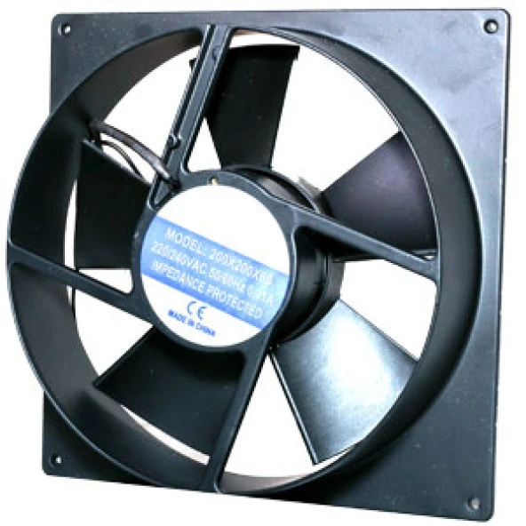 200x200x60 Kare 220V Ac Fan