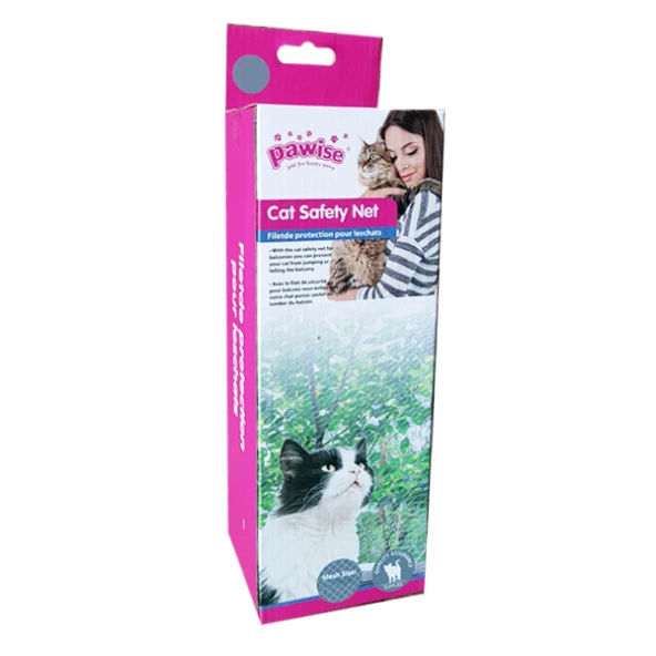 Pawise Balkon Kedi Koruma Şeffaf Ağ 2x1,5M ürün görseli