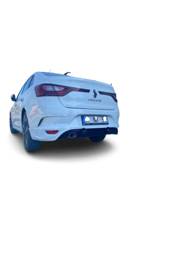 Renault Megane 4 Sedan Arka Tampon Eki - Fiber - Boyasız