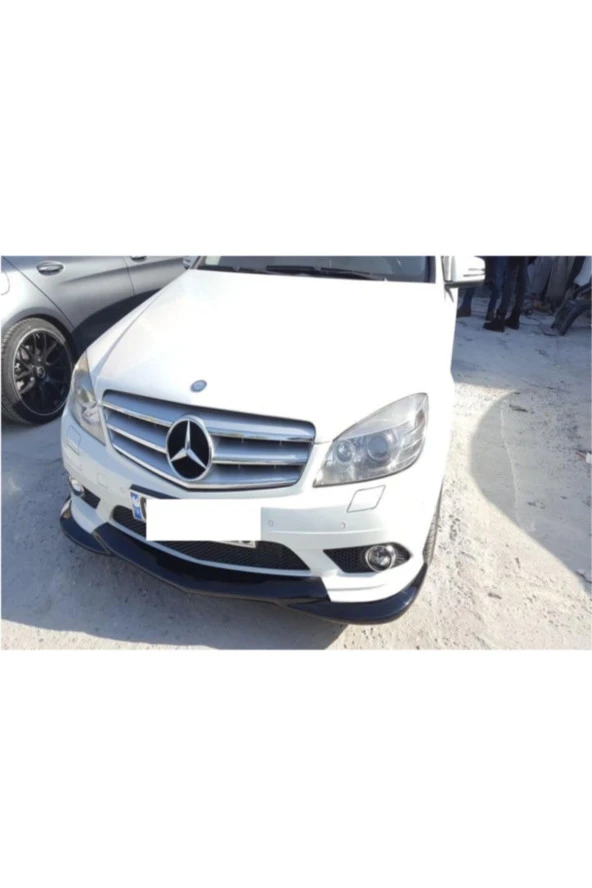 Mercedes W204 C180 Ön Lip (makyajsız Amg) Fiber - Boyasız