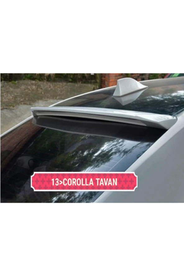 Toyota Corolla Cam Üstü Spoiler (2013-2018) Boyasız
