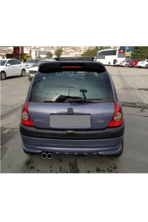 Renault Clio 2 Hb Uyumlu Arka Tampon Eki - Fiber - Boyasız