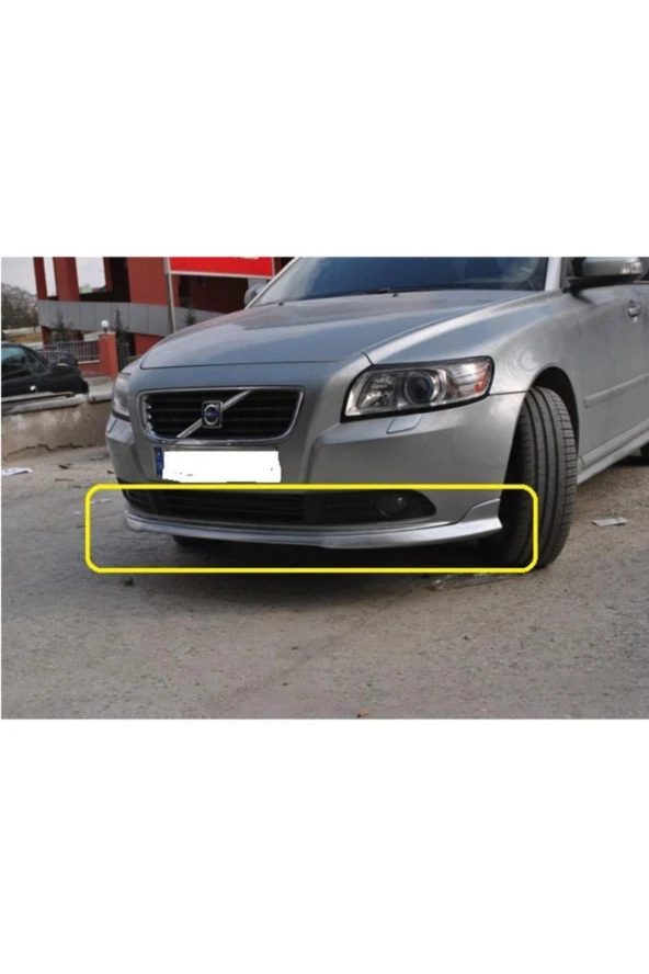 Volvo S40 Ön Tampon Eki  - 2008-2012 Fiber Boyasız