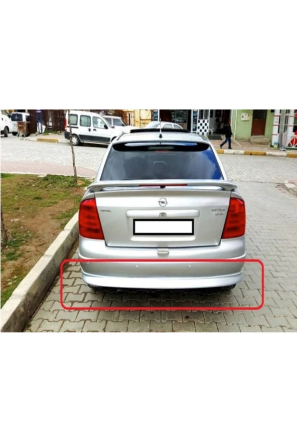 Opel Astra G Sedan Arka Tampon Eki - Fiber -boyasız ürün görseli 1