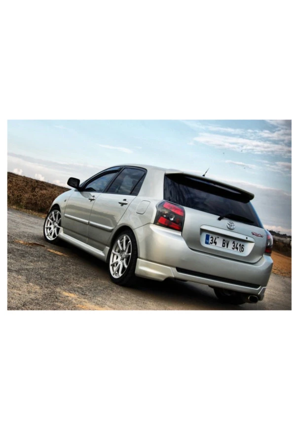 Toyota Corolla Hb Arka Tampon Ekleri - Fiber - Boyasız