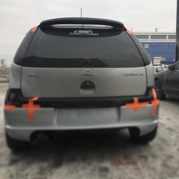 Opel Corsa C Spoiler (Orijinal Model) Boyasız