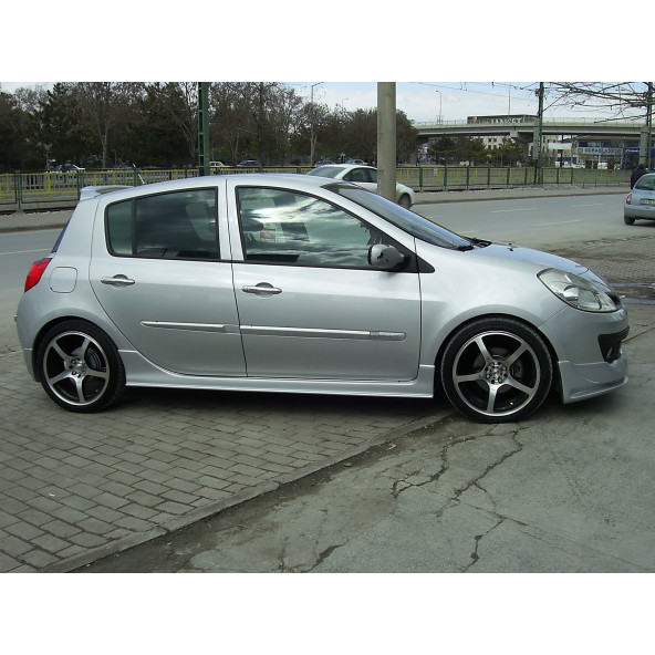 Renault Clio 3 Yan Marşpiyel Takımı  - Fiber Boyasız ürün görseli 1