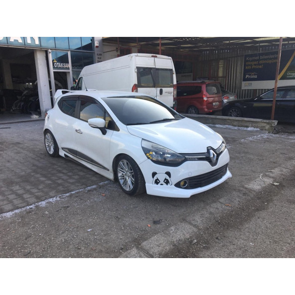 Renault Clio 4 Ön Tampon Eki -  Fiber Boyasız