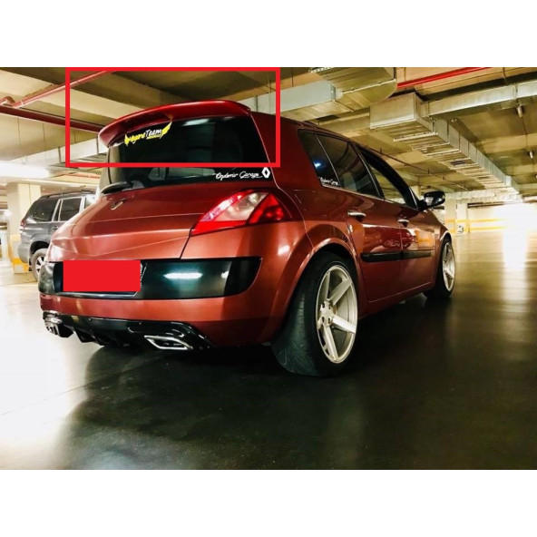 Renault Megane 2 Hb Spoiler - Fiber - Boyasız