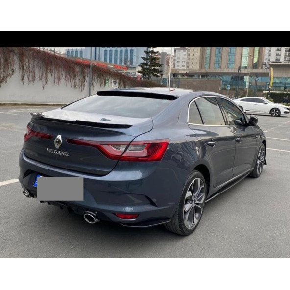 Renault Megane 4 Uyumlu Yarasa Spoiler Fiber Boyasız - 3