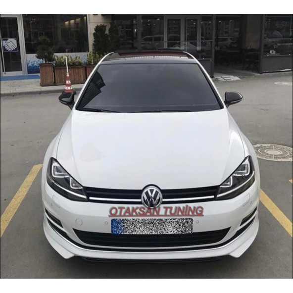 vw Golf 7 Ön Tampon Eki - Fiber - Boyasız