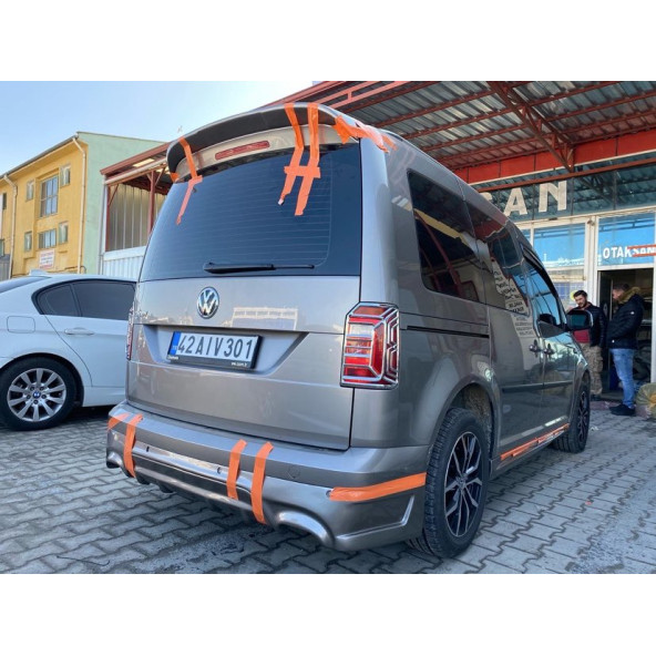 Vw Caddy Spoiler (+2015) Uyumlu Fiber Boyasız - 2