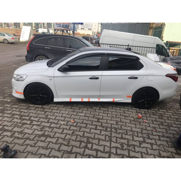 Citroen C Elysee Yan Marşpiyel Takımı - Fiber - Boyasız  Uyumlu