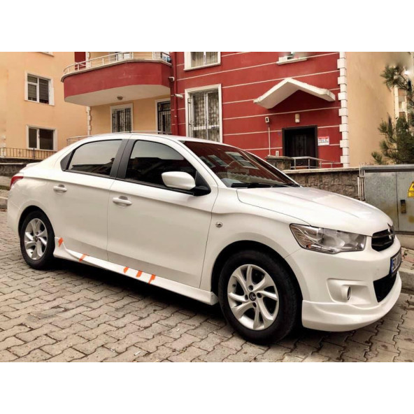 Citroen C Elysee Yan Marşpiyel Takımı - Fiber - Boyasız  Uyumlu - 2