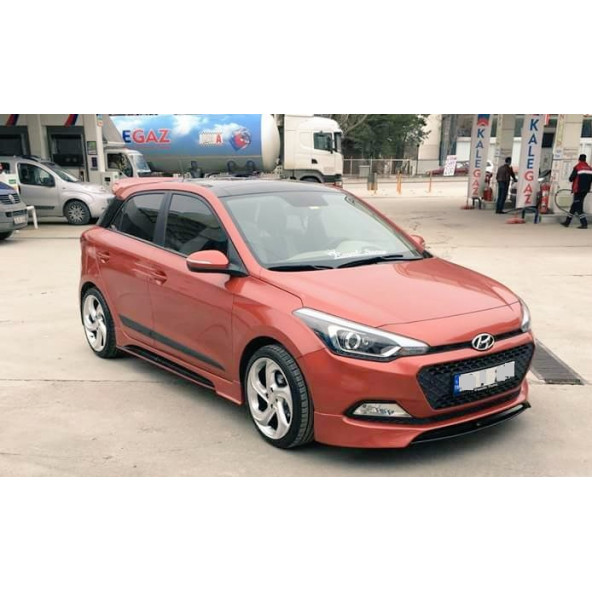 Hyundai I20 Yan Marşpiyel Takımı - Fiber - Boyasız