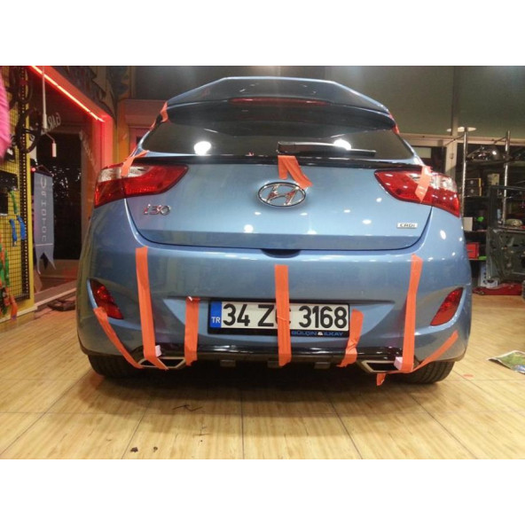 Hyundai I30 Spoon Spoiler - Fiber -boyasız - 2