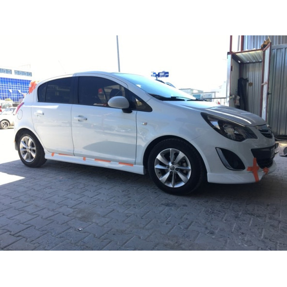 Opel Corsa D Yan Marşpiyel Takımı - Fiber - Boyasız