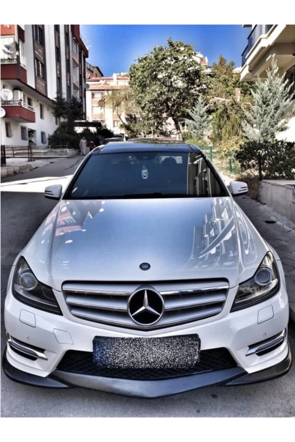 Mercedes W204 C180 Ön Lip (makyajlı Amg ) Fiber - Boyasız ürün görseli 1